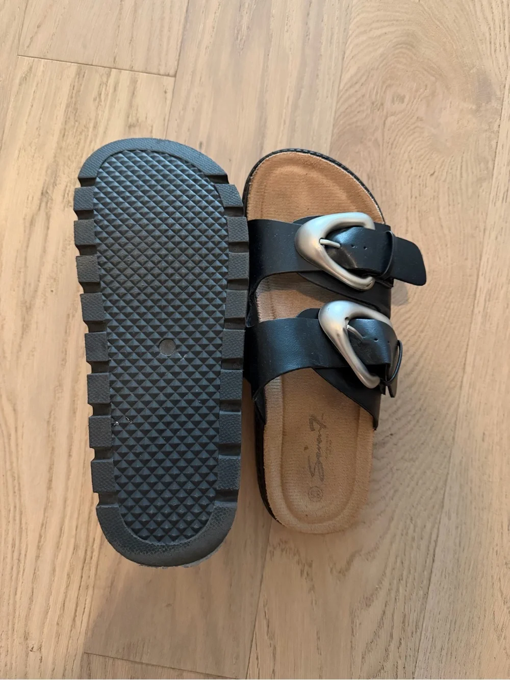 Carissa Buckle Slide Sandal